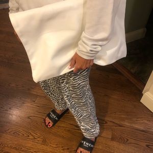 White Leather Hobo Clutch/ Shoulder Bag